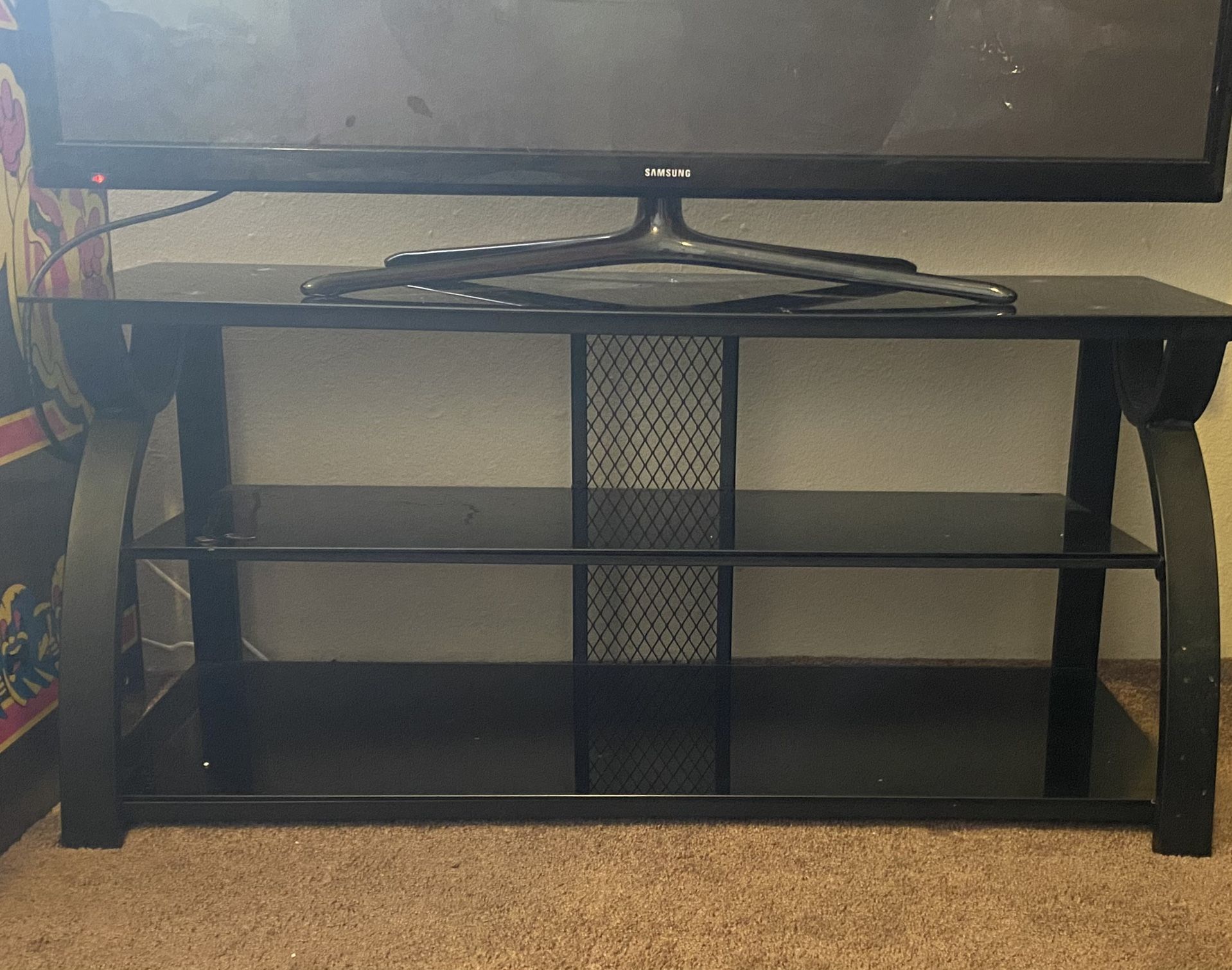 Glass TV Stand