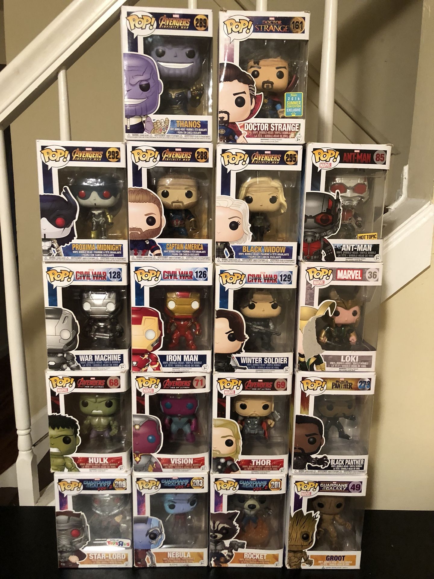 Marvel MCU Funko pops
