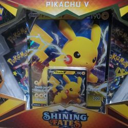 Shining Fates Pikachu V box