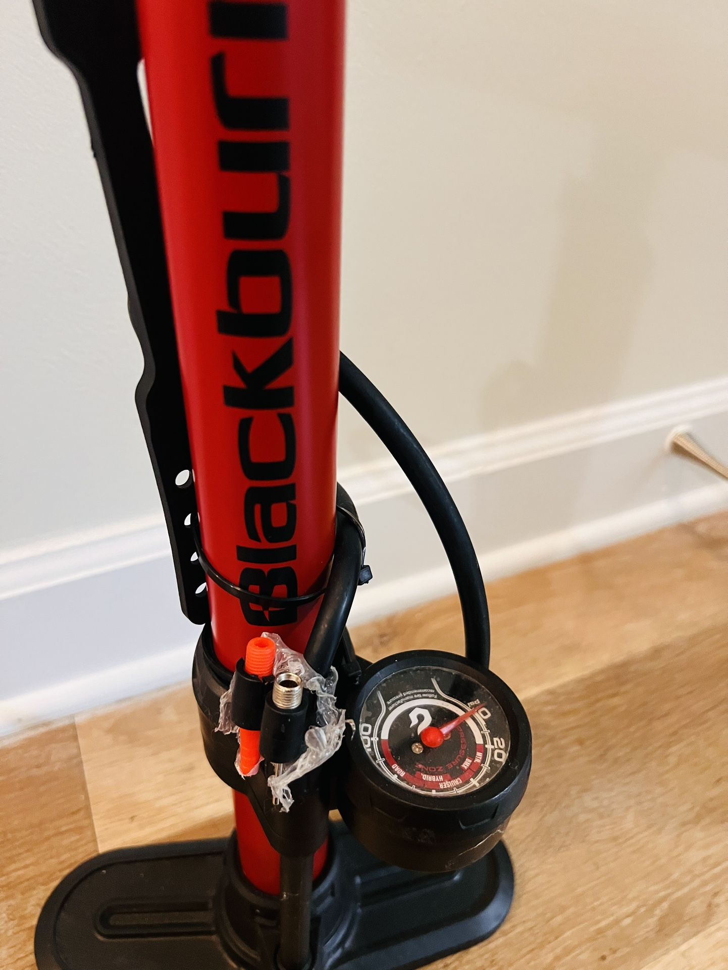 Blackburn Air Tower 3 Bicycle Floor Pump with Mid Gauge, 24" Length