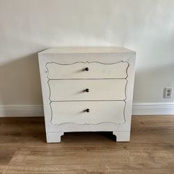 Solid Wood End Table Chest