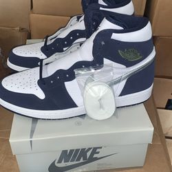 Brand New Air Jordan 1 High  Midnight Navy shoes Size 10.5 