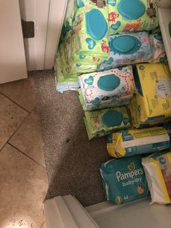 Pampers wipes & Diapers