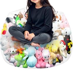 Clear PVC Inflatable Stuffed Animal  or Bean Bag Chair For Kids