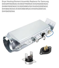 Dryer Heating Element Assembly Replaces For Samsung