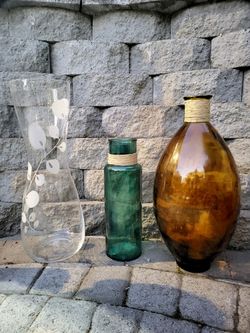 TALL Glass Vases