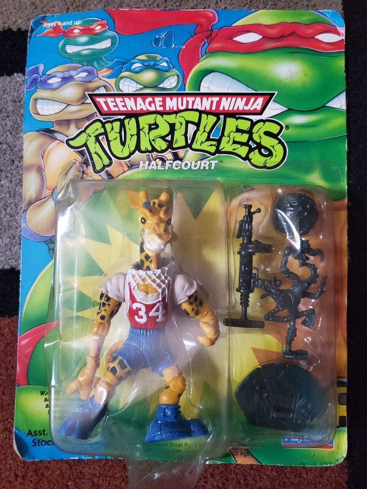 1992 TMNT Halfcourt Action Figure