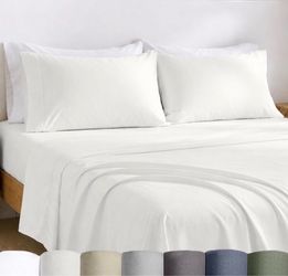 California Design Den California King Sheets Deep Pockets Set