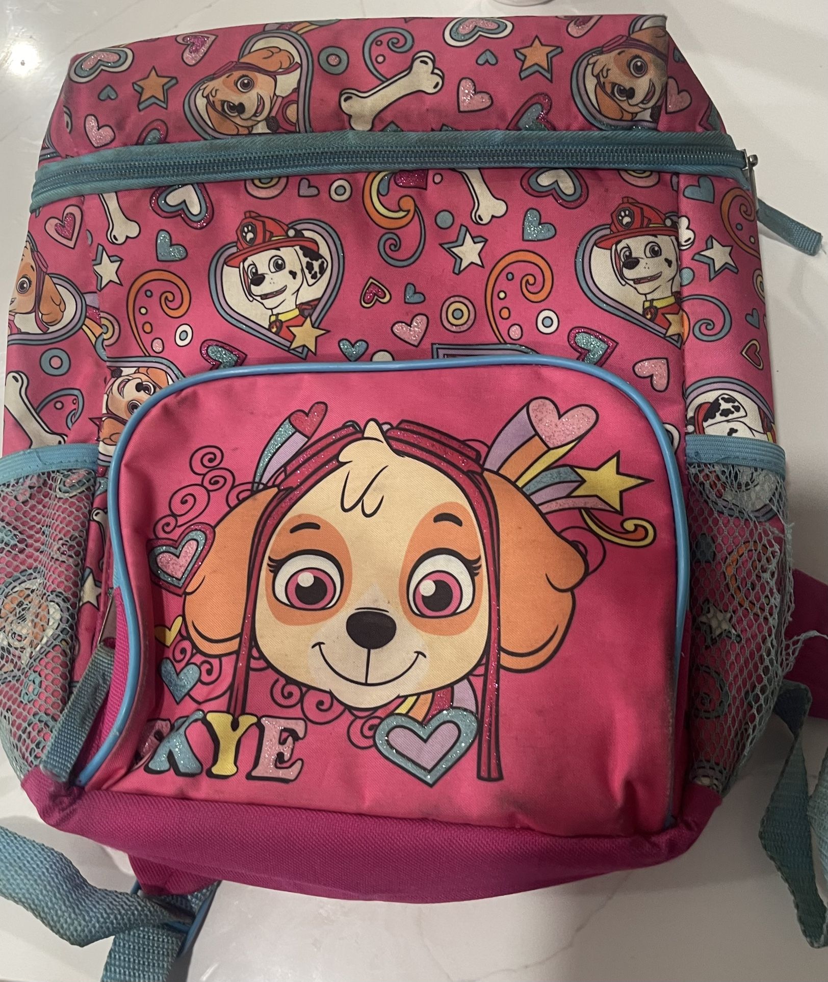 Paw Patrol, Skye, Lunch, Backpack