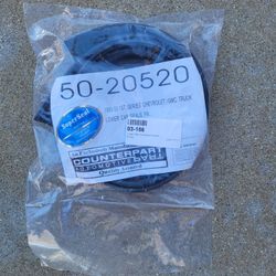 1950-54 Chevy Truck 3100 Lower Cab Windlace Rubber - Black