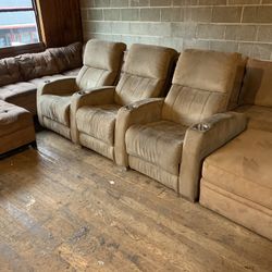 Movie Theatre Reclining Couches “WE DELIVER”