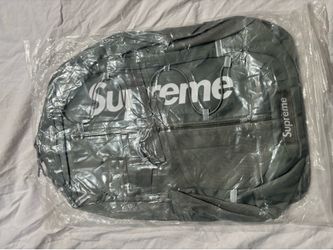 Grey supreme backpack