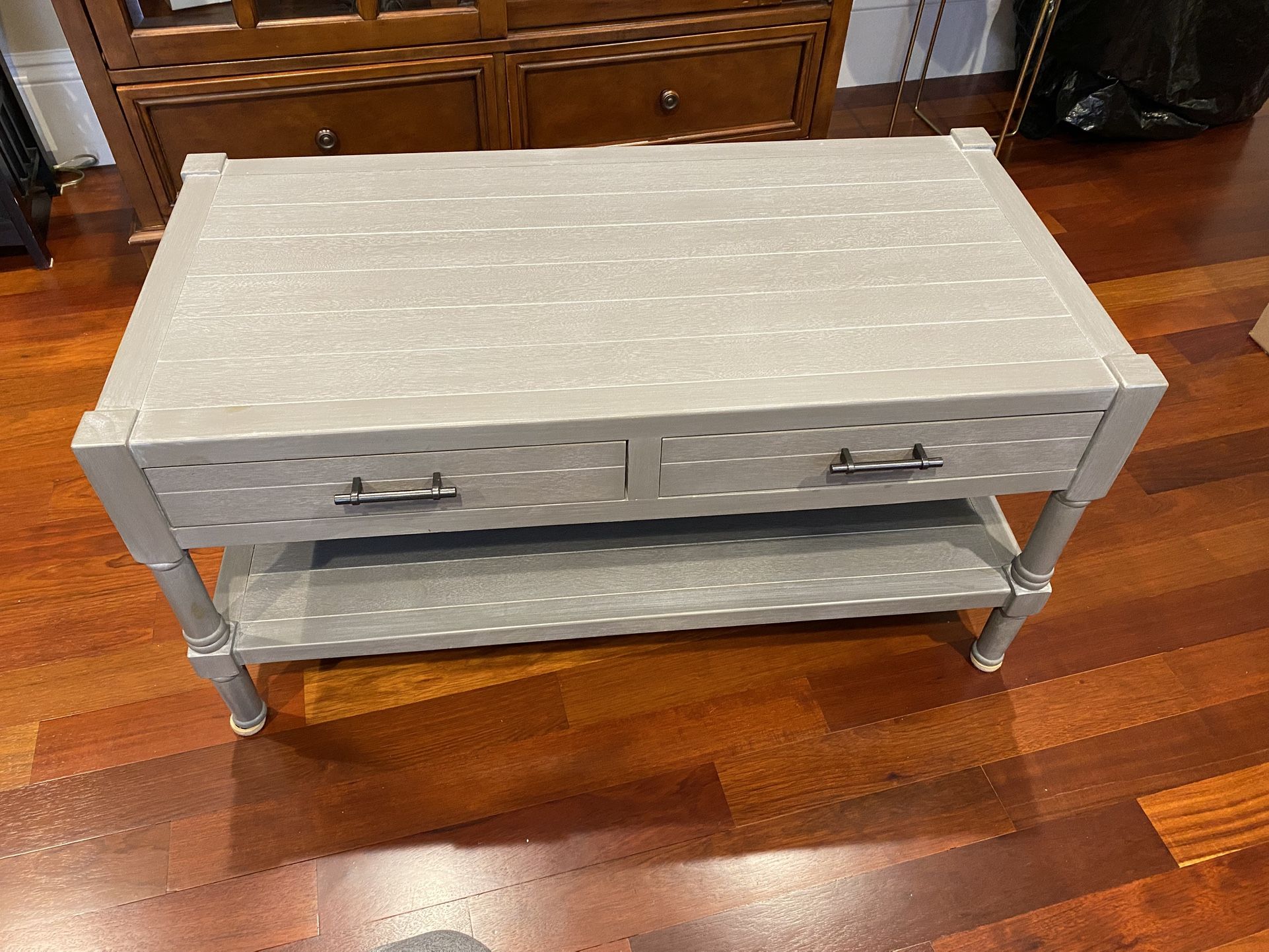 Filbert Stylish 2 Drawer Coffee Table with Lower Shelf