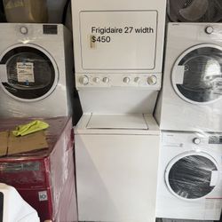 Frigidaire Stackable Washer Dryer 