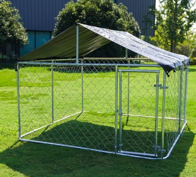 Dog Kennel Without Top Tarp