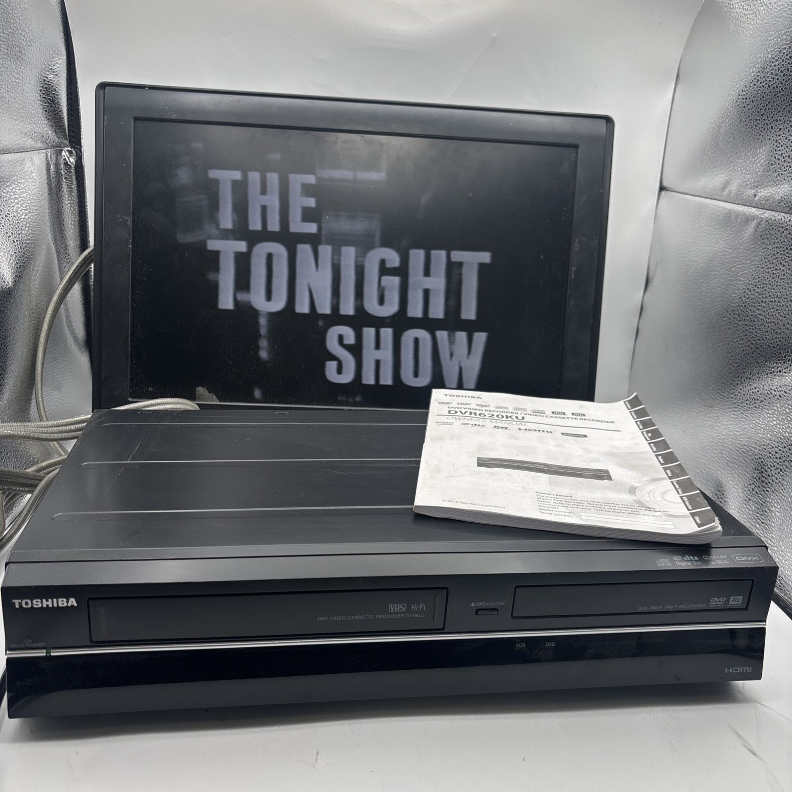 Toshiba DVR620KU VHS VCR DVD Combo Recorder VCR Dubbing HDMI No Remote Tested