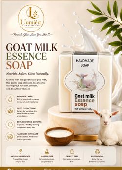 L’umiéra Goat’s Milk Handmade Soap 100g – Nourishing Cleansing Bar