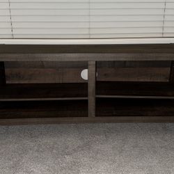 Wood TV Stand Living Space