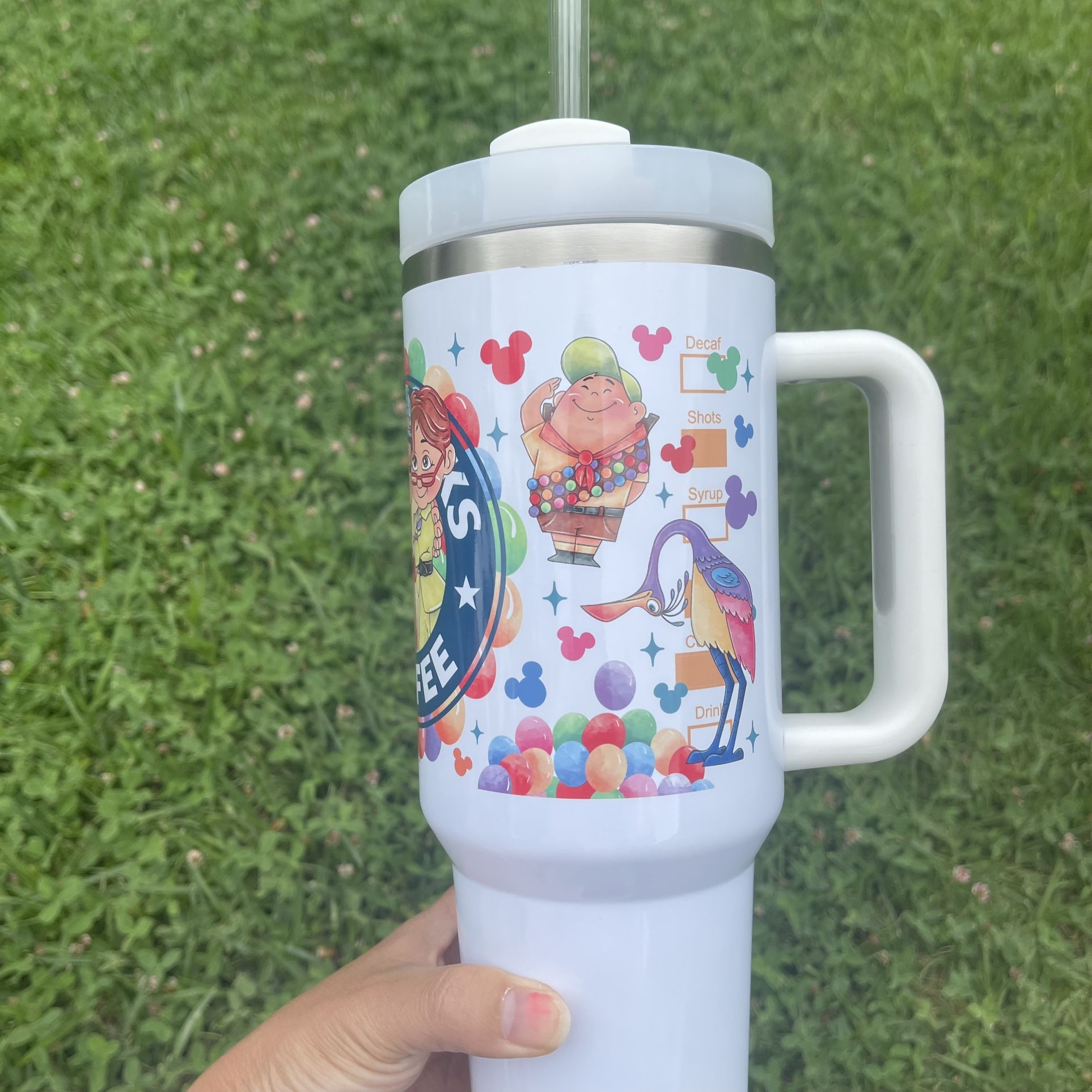 Disney Lilo & Stitch 40 oz Double-wall vacuum insulation Tumbler with straw.  For travel size or office. STANLEY THE QUENCHER H2.0 FLOWSTATE TUMBLER for  Sale in Rowland Heights, CA - OfferUp