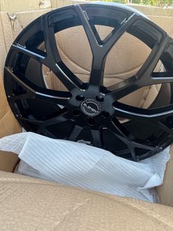 22 inch rims idk for car or truck