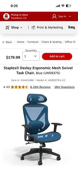 Ergonomics staples chair