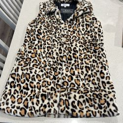Women’s Brand New Satin Lined Fleece Cheetah Best