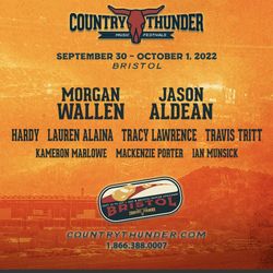 Country Thunder Bristol 2022 Tickets 