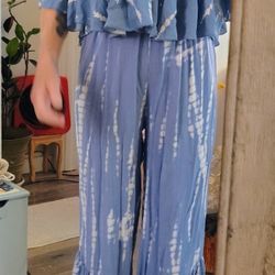 Sleeveless, Strapless Jumpsuit ( Full Length Pants)