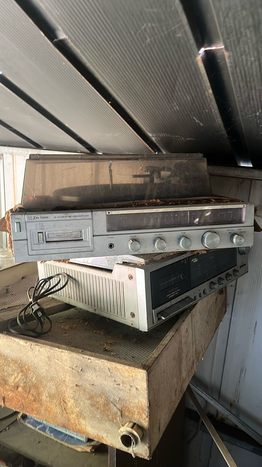 Old Turn Table/Cassette/Radios