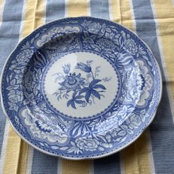 Spode Blue Room - Floral pattern dinner plate