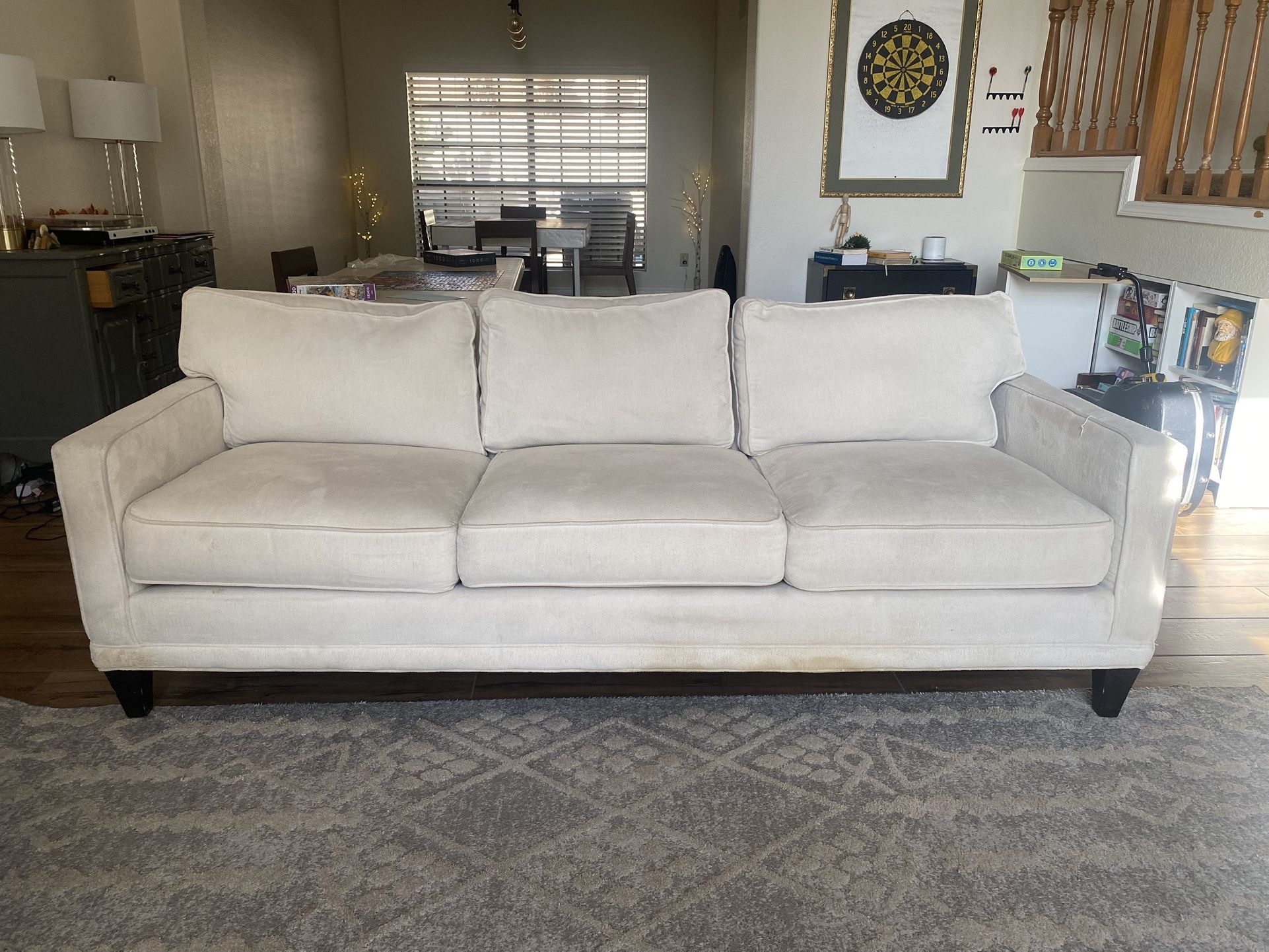 Modern Cream Couch – Good Condition