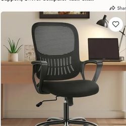 Ergonomic Office Chair – Mesh Back, Rolling, Adjustable