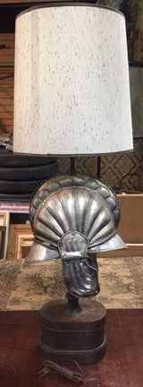 2ft Gladiator Helmet Table Lamp