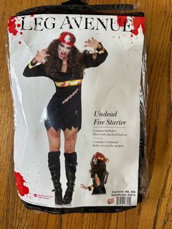 Leg Avenue Undead Fire Starter Halloween Costume