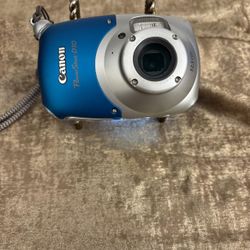 Canon Blue and Silver Cameras-and-accessories(off141)