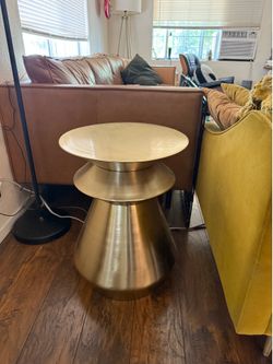 Gold Side Table