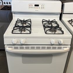 Hot Point 30”Wide Gas Range Stove In White