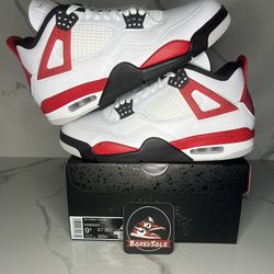 Brand New Jordan 4 Red Cement Size 9.5M