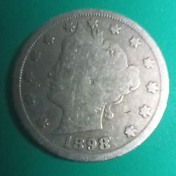 1898 Liberty V Nickel 