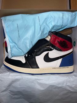 BRAND NEW NIKE AIR JORDAN RETRO 1 HIGH OG SP FRAGMENT X UNION LA VARSITY RED SPORT ROYAL SIZE 13 $260