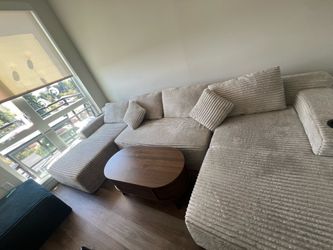 Beige couch