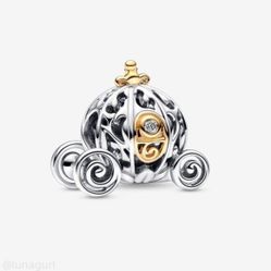 hentic Pandora Disney 100th Anniversary Cinderella's Enchanted Carriag...