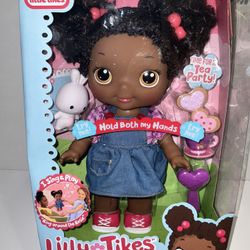 Little Tikes Sing-Along Ami Doll Lilly Girl Preschool 12 Inch Brown Hair Toy