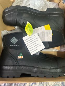 Muck steel toe work boots size 12 NEW