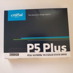 Ps5 Crucial P5 Plus 2TB With Heatsink  New&Sealed  Both Items Available Today 