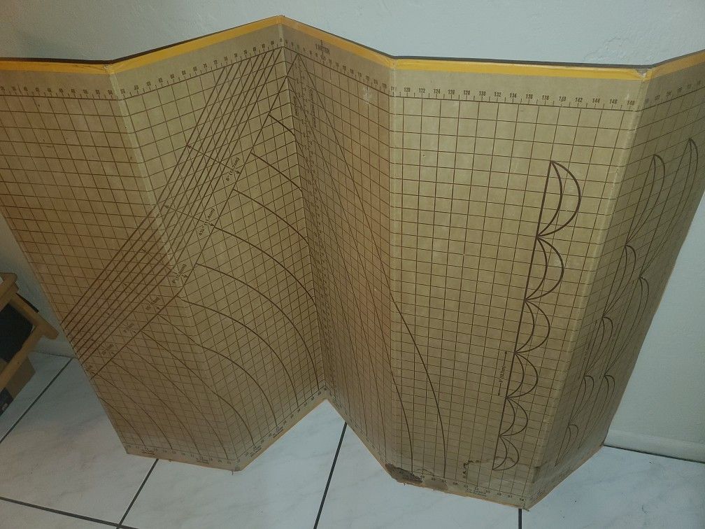 Vintage Scovill Dritz Superboard Durable Kraft Board 36”x68” Pattern Cutting