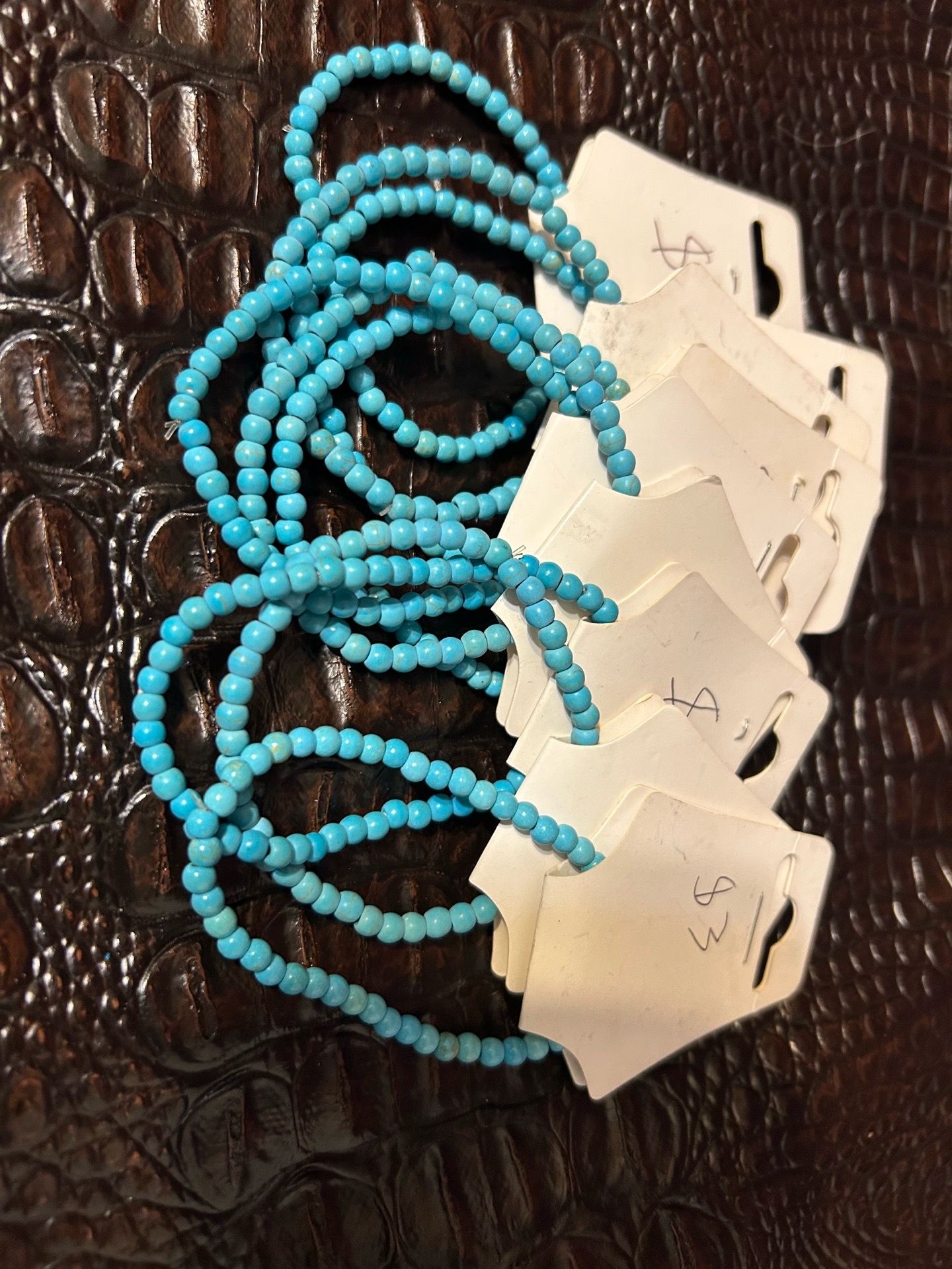Dyed howlite clay bracelet $3 each