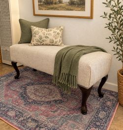 Accent end of bed bench
