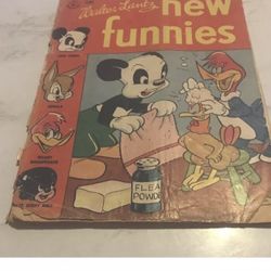 🔥RARE VINTAGE  Walter Lantz New Funnies #112 Comic💎10 Cent Copy By Dell.