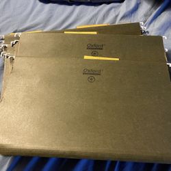 Oxford legal size hanging file folders with plastic tabs insert 